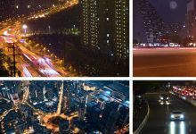 【195款】4K城市夜晚街景夜景航拍延时车流实拍夜景视频素材