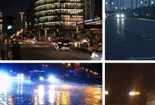【175款】上下班高峰期车辆拥堵车水马龙城市夜景视频素材