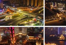 【265款】城市夜景建筑航拍夜晚人流街头夜景视频素材